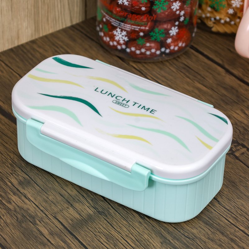 EVERSMILY High Quality Bamboo PP Plastic Kids Adult Reusable Food Storage Container Portable Lunch Box Food Container