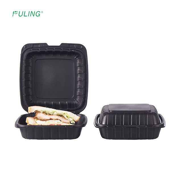 Factory direct microwave Safe food grade to-go white mineral-filled takeout container