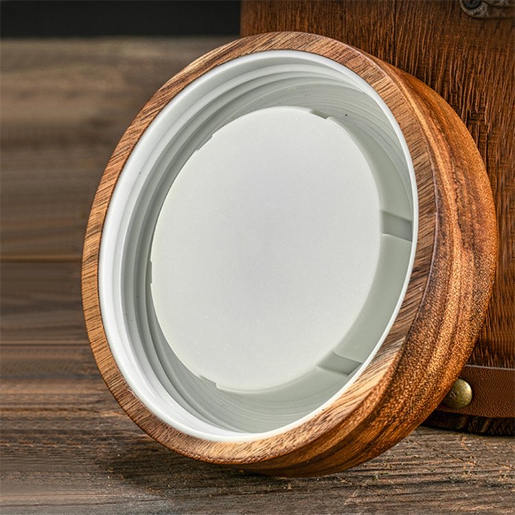 Borosilicate Glass Food Storage Jar Container Sealed Jars with Wooden Acacia Lid