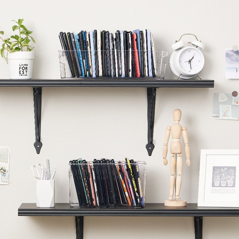 Acrylic Transparent PS Storage Container Cellphone Case Collection Cabinet Mobile Case Storage Box
