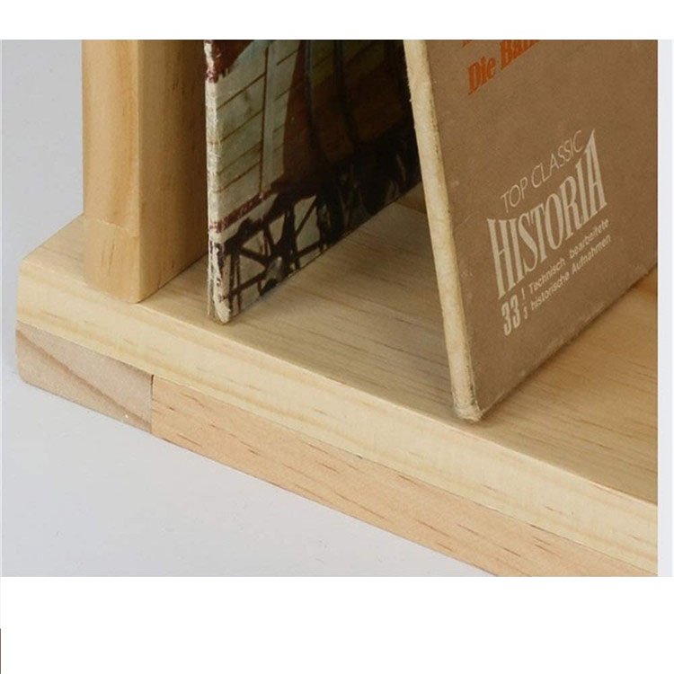 Record Storage Box Wooden Vintage Vinyl Record Organizer Case