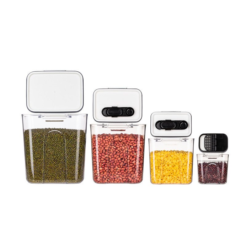 Multi-use 6-piece food storage tank Food crisper set cereal Food storage containers