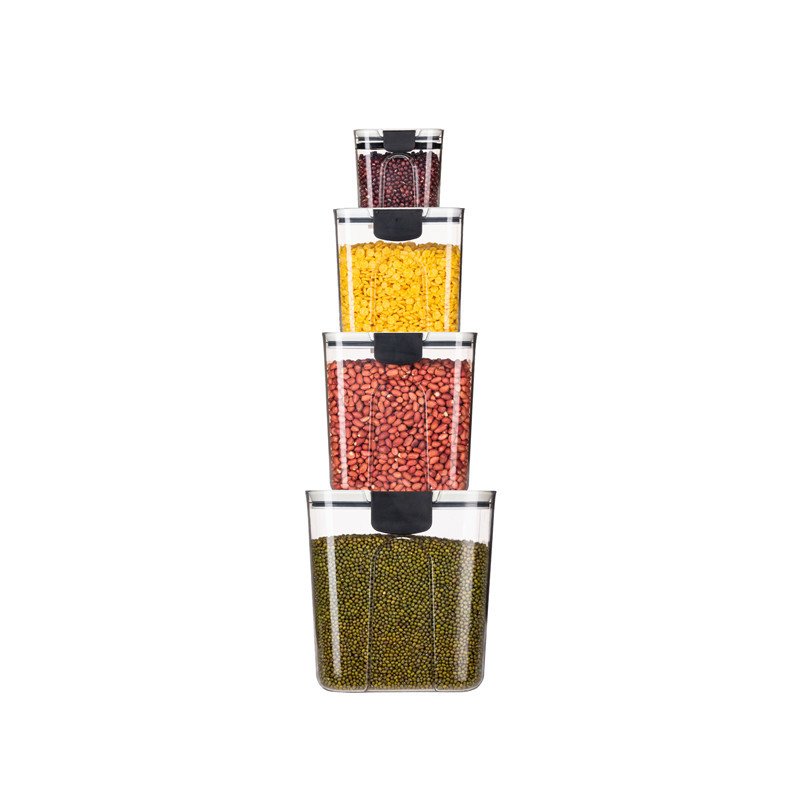 Multi-use 6-piece food storage tank Food crisper set cereal Food storage containers