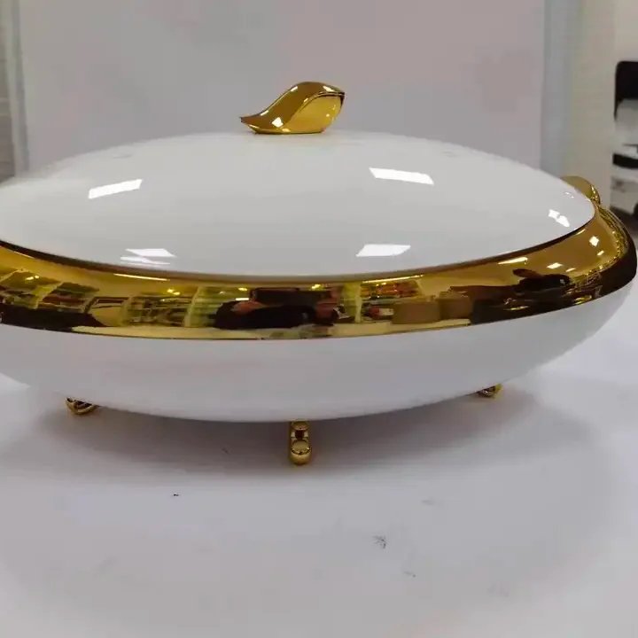 Hot selling Luxury party food warmers 3L 4L 5L 6L insulated hot pot casserole set