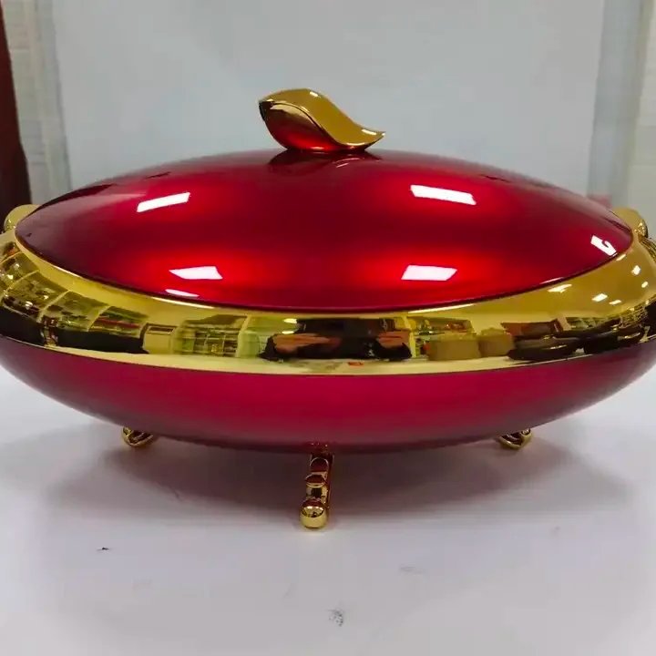 Hot selling Luxury party food warmers 3L 4L 5L 6L insulated hot pot casserole set