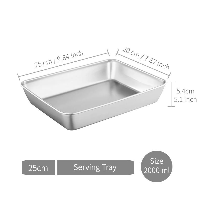 62oz 2000ml Kitchen Meat Storage Kimchi Container Stainless Steel Food Storage Containers with Lids