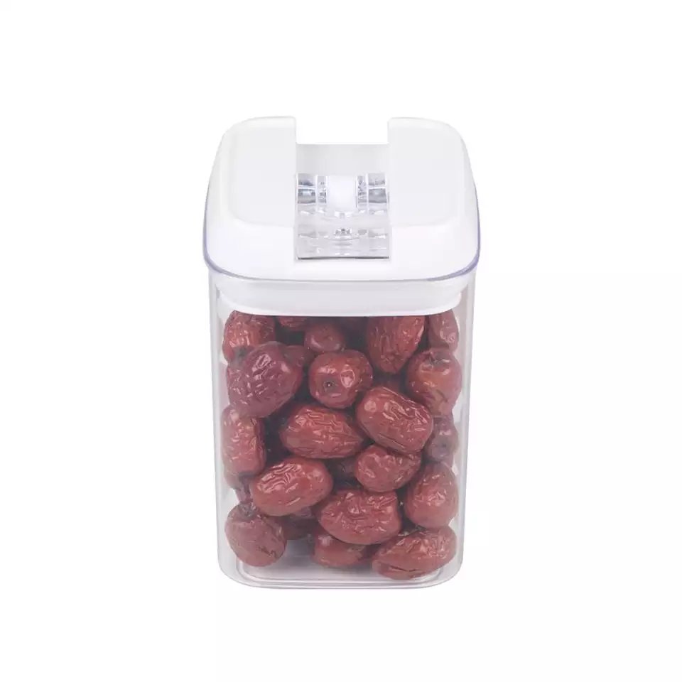 1.2L Airtight Rubber Seal Flip-flop Locking Cover Plastic Boxes Spaghetti Airtight Food Storage Container