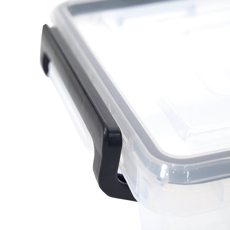 35L sealed extra large transparent plastic storage box with lids