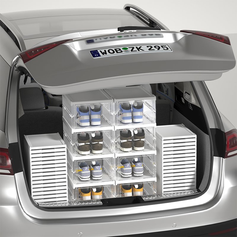 Clear Magnet Plastic Shoe Boxes Drop Front Shoe Storage Box Custom Transparent Display Shoe Boxes Stackable Organizer