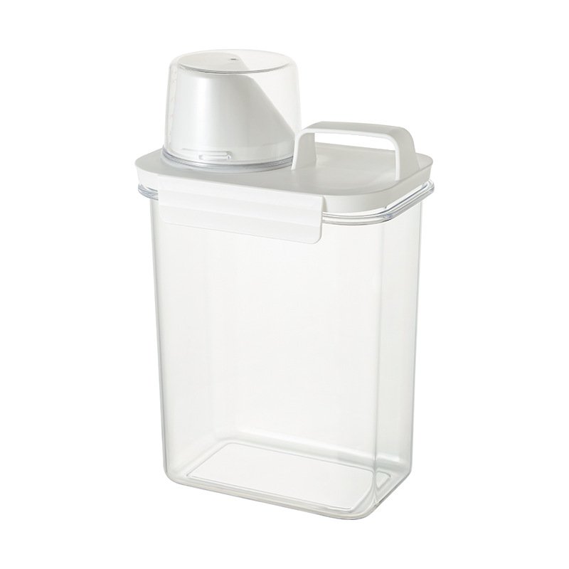 1.1/1.8/2.3L Food Storage Container Transparent Airtight Food Storage Container Set Bins Lid Storage Container