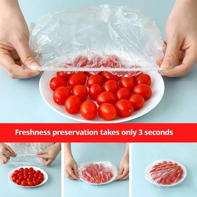 Fresh Keeping Bags Disposable Fresh-keeping Film Cover Reusable Elastic Food Storage Covers Adjustable Bowl Lids Food Covers