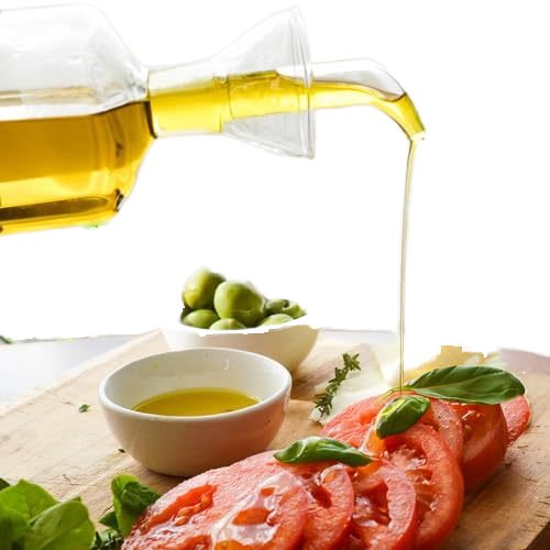 Modern Design High Borosilicate Glass Oil Dispenser Easy to Clean for Kitchen & Camping Storage