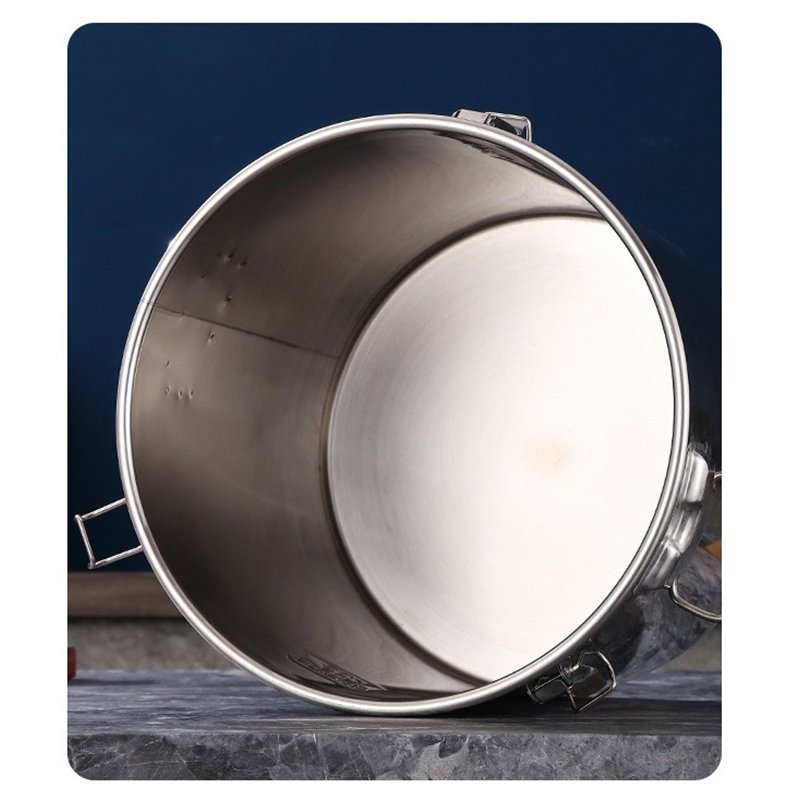 Stainless Steel Barrel 6L to 220L Kitchen Storate Barrel with Lid Leakproof Cereal Storage Container
