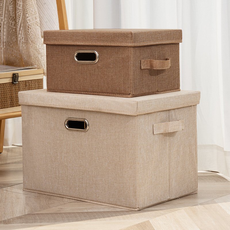 Large Capacity Home large Dust And Humidity Foldable Wardrobe Toy Storage Box Clothes Quilts Organizer Box With Lid