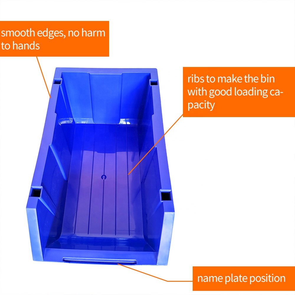 Plastic Storage Box with Open Front