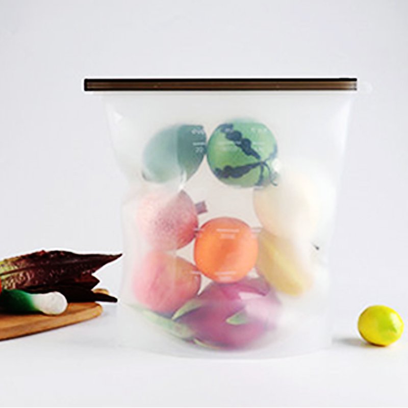 Wholesale Fridge Food Bag Reusable Silicone Food Storage Bag Food keed fresh bags