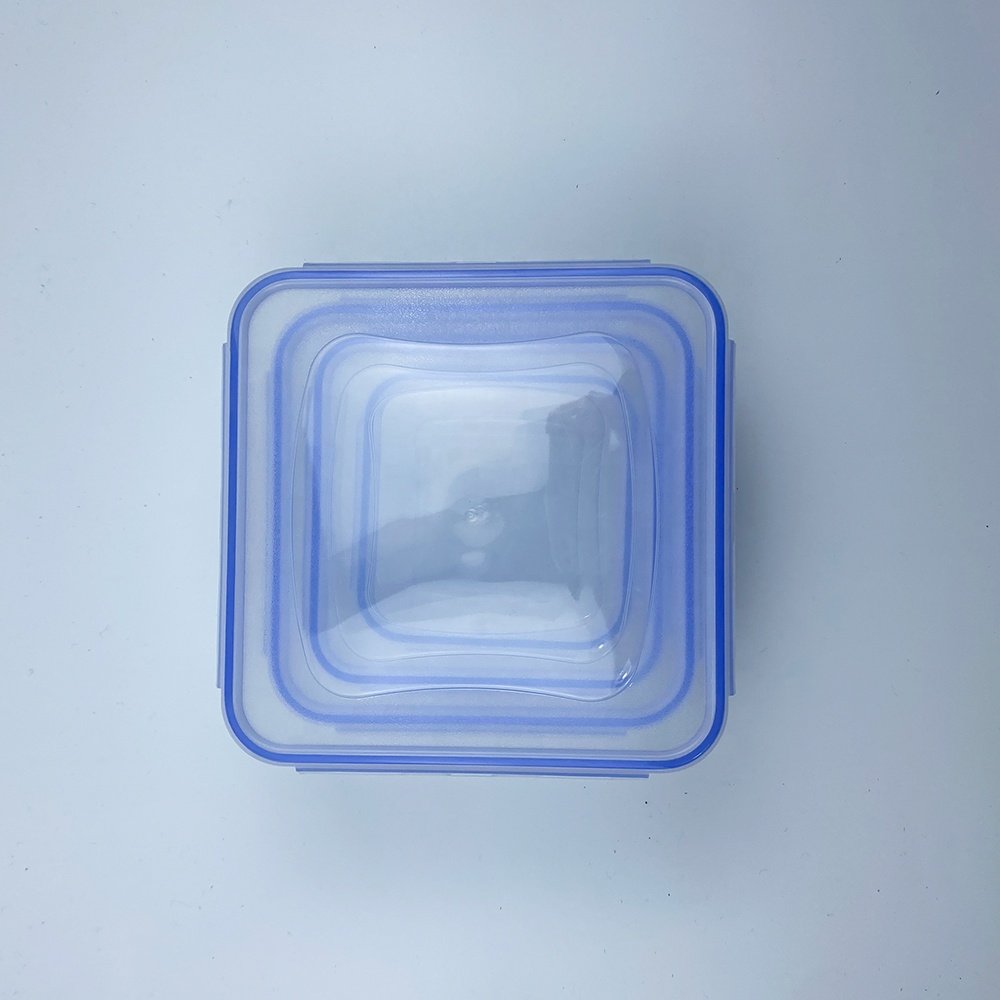 JOYWAVE Set of 4 Customized Logo Food Container Bento Lunch Box Plastic Adult Cartoon Kids Take Away Food Storage Container
