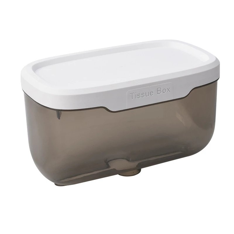 Punch-free Toilet Waterproof Toilet Paper Storage Rack Towel Storage Box Paper Holder Box for Kitchen Bathroom