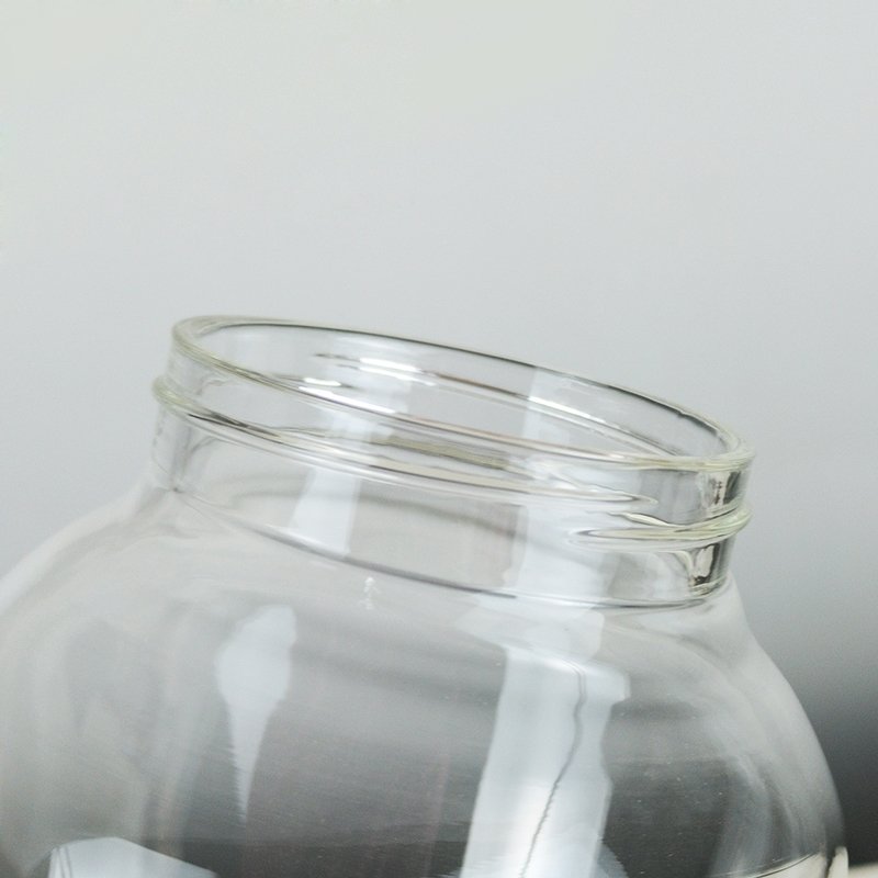 Glass Storage Canisters Container, Cereal Dispenser Jars Large Glass Food Storage Jar With Acacia screw sealed Lid