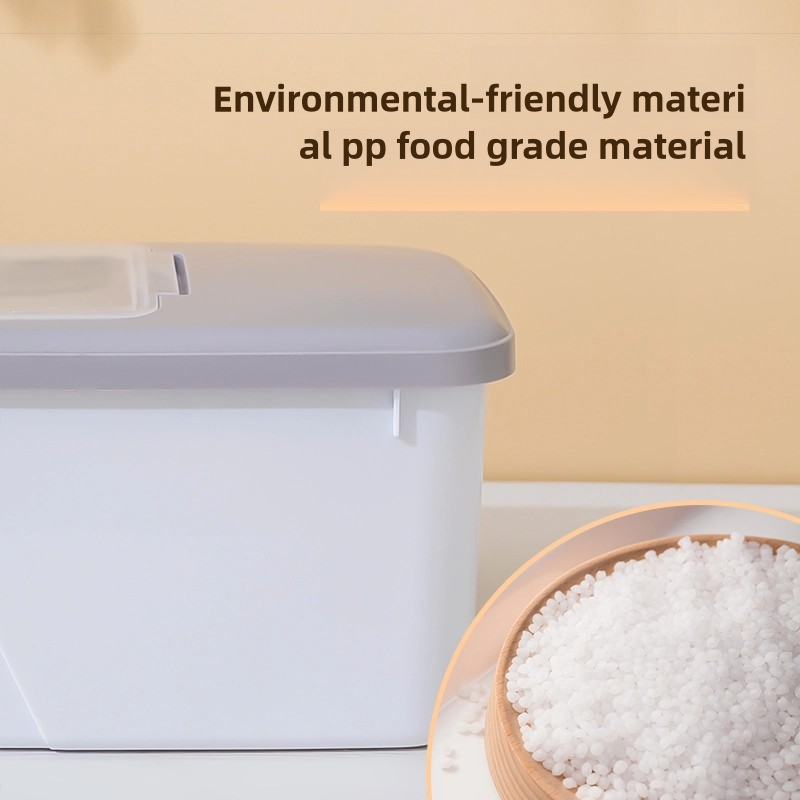 Food Container Storage Box Airtight Kitchen Rice Bucket Cereal Grain Organizer Box for Home