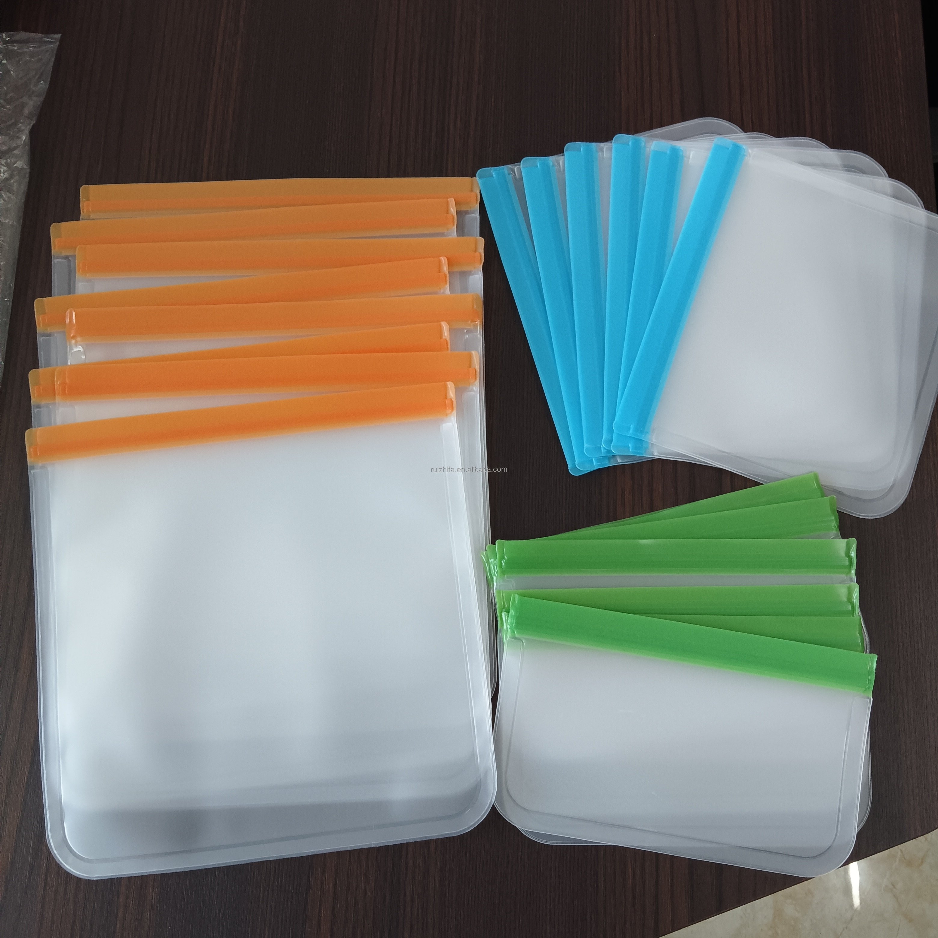 Wholesales High Quality Kitchen Reusable Ziplock Bags Food Storage Bags Food Storage Containers