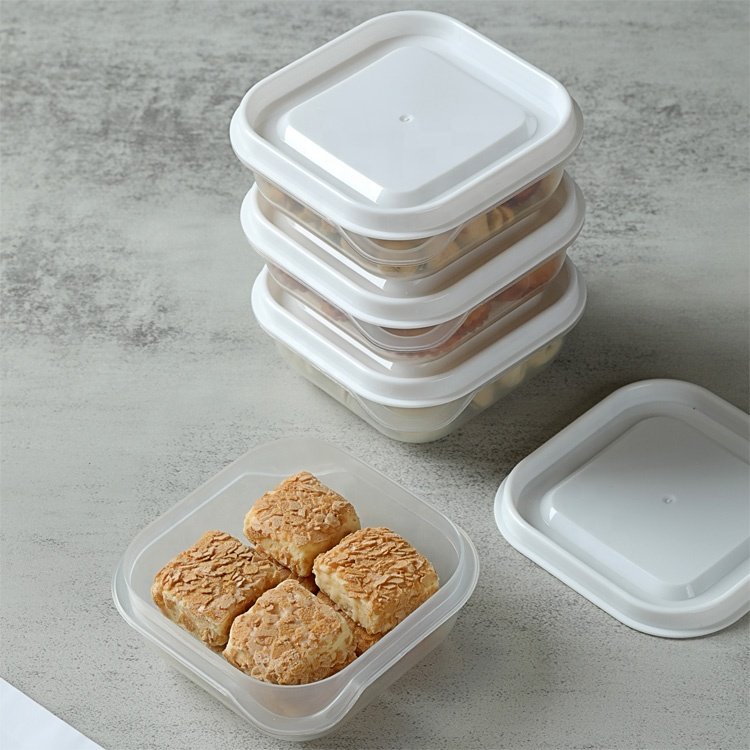 Home and Kitchen Accessories Fridge Organizer Box Set with Lid Microsave Safe Plastic Produce Saver Food Storage & Container
