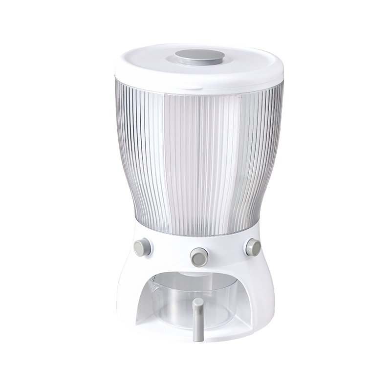 Rotating insect-proof moisture-proof sealed rice storage box kitchen rice pot cereals grid rice storage box