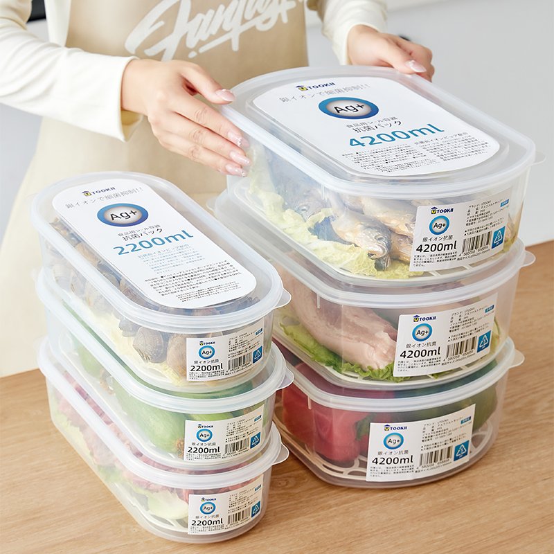 Customized Size Retractable Kitchen Meat Fish Storage Box Fridge Organizer Case Fruits Vegetables Drain Crisper