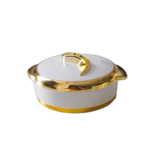 2024 hot selling African round luxury gift set for Household 1.5L+2L+2.5L Lebanon food warmer set casserole