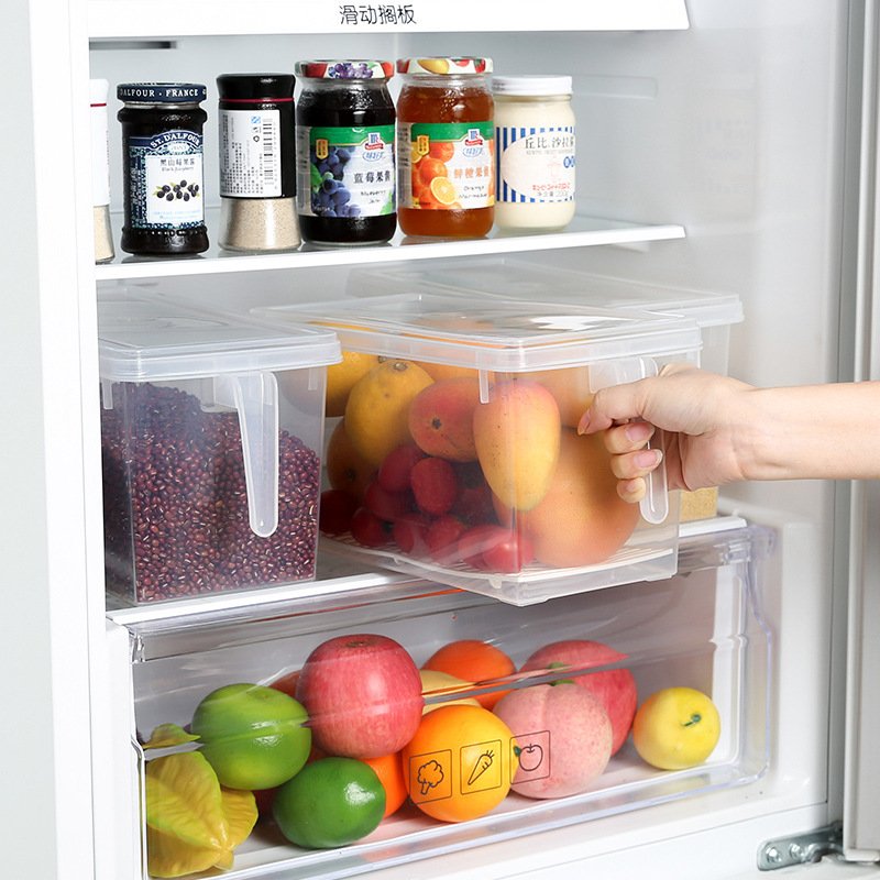 PP Material is Not Easy to Crack Food Preservation Container Fish Meat Refrigerator Organizer Storage Box