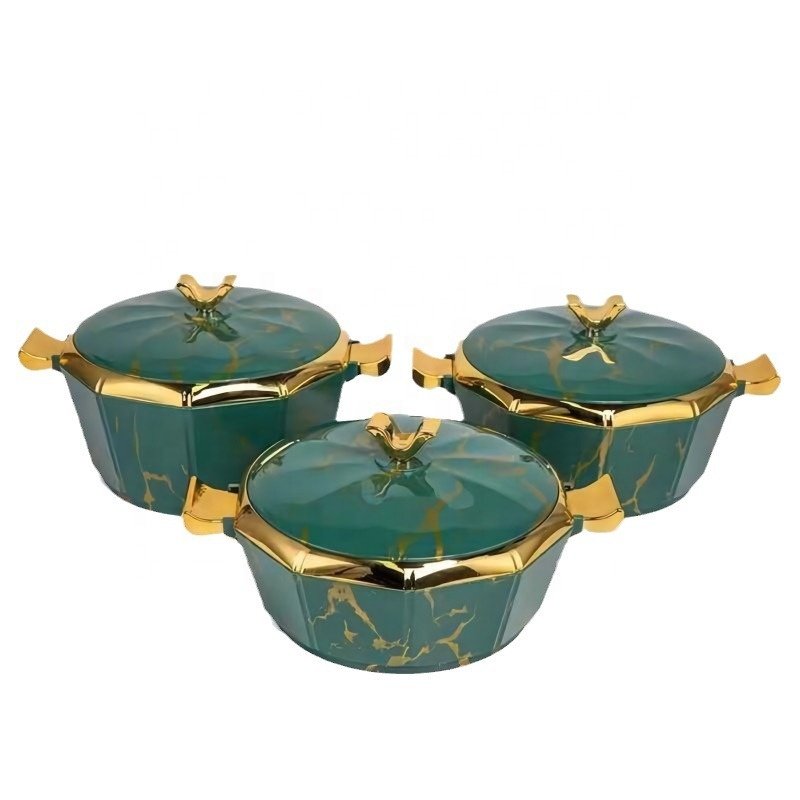 3 pcs 2L/2.5L/3L storage containers food double layer thermal cooker food warmer pot set food storage and container