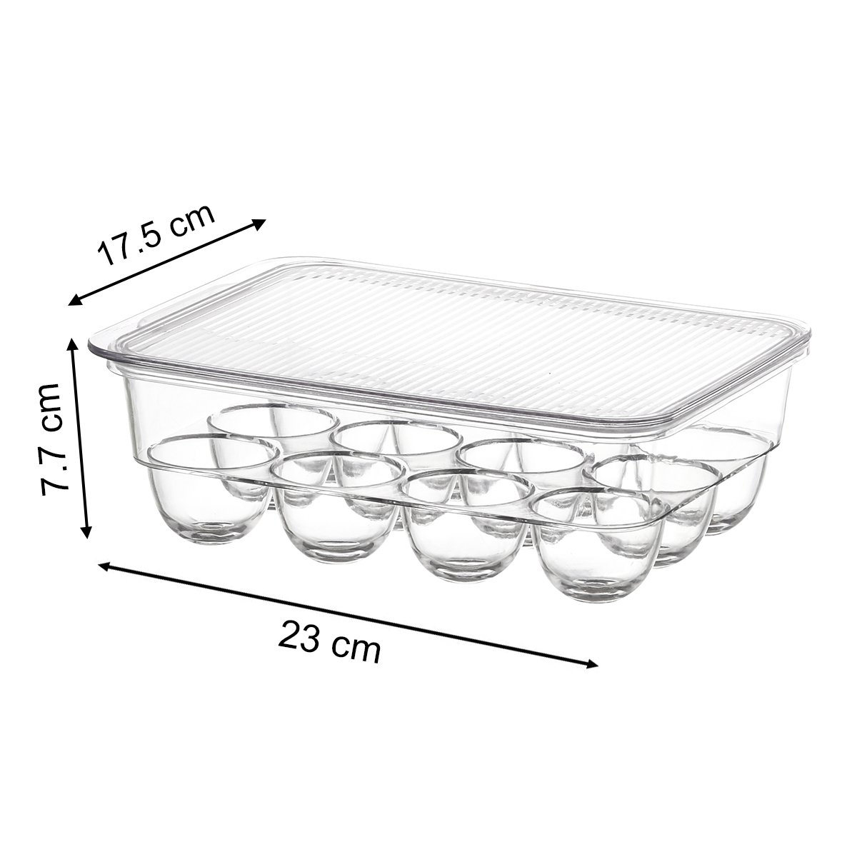 3x4 12pcs Refrigerator pantry transparent plastic bin organizers cuisine kitchen egg storage box egg trays with lids for eggs