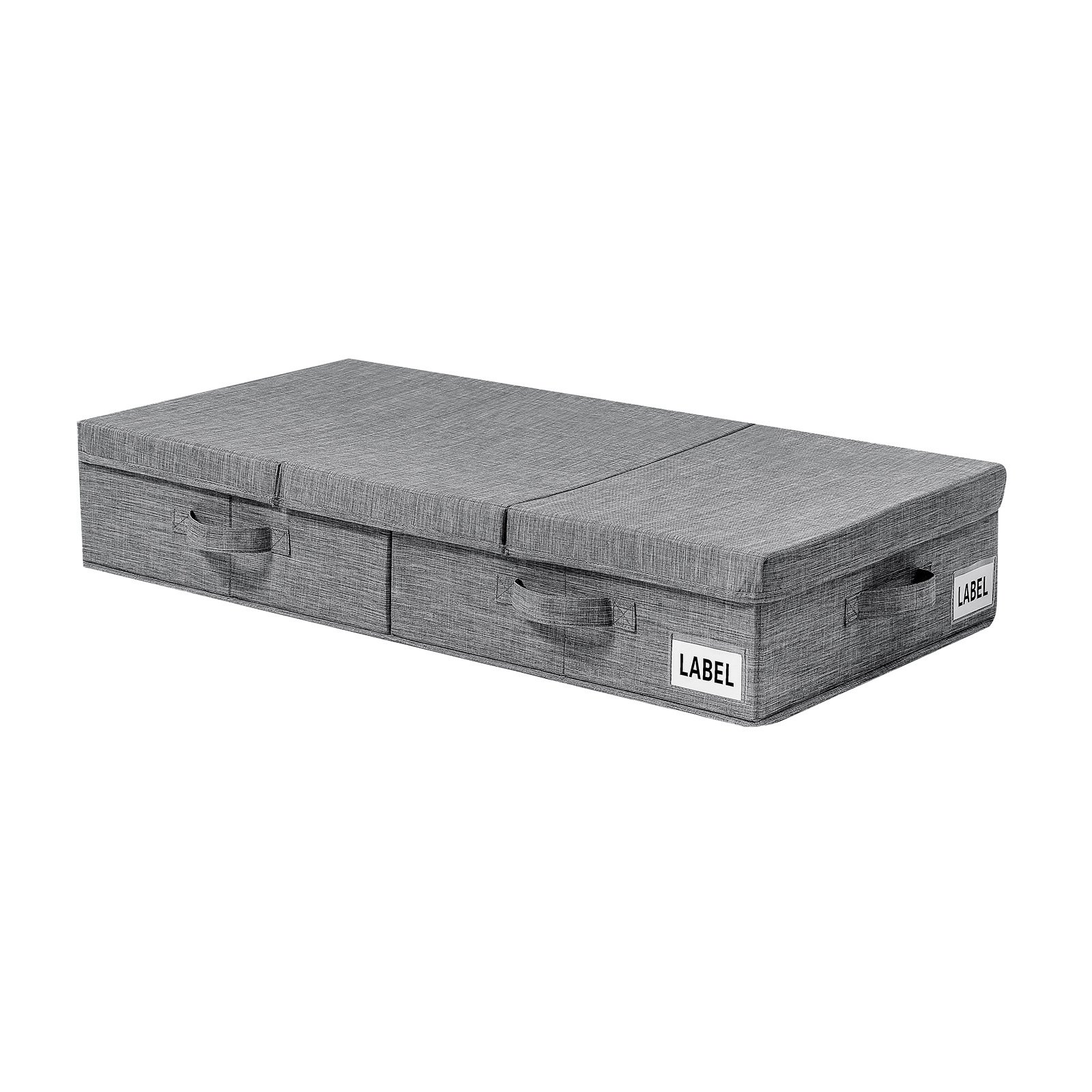 2Pack Under Bed Storage Container with Lids Large Capacity Underbed Storage Box with Handles for Clothes Shoes Blanket Organizer