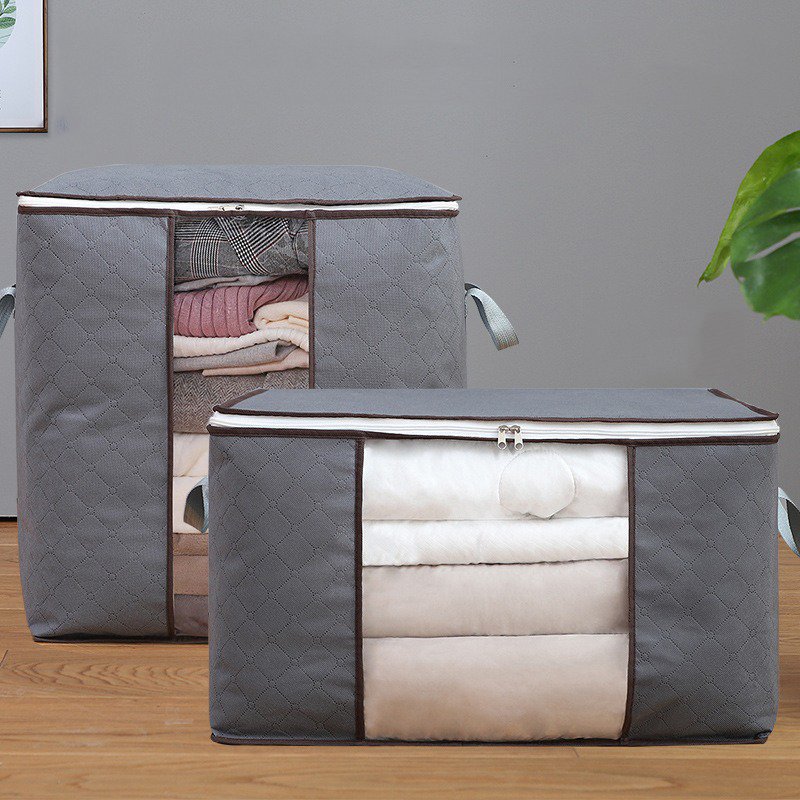 Large Capacity Household Quilt Storage Bag Clothes Quilt Storage Bag Moving Living Room Bedroom Quilt Sorting Storage Basket