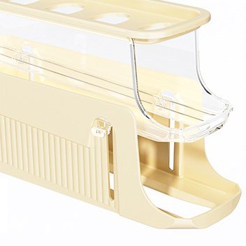 15 Holes Egg Storage Box Rolling Egg Holder egg Organizer Storage Box refrigerator Multi-layer Storage Box
