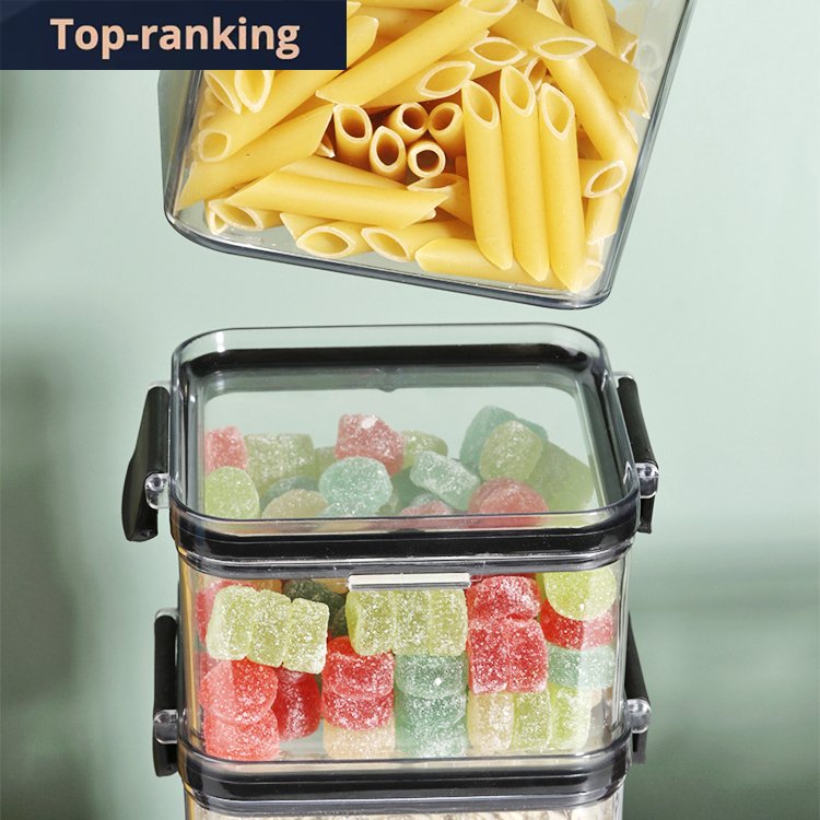 Amazom Hot Plastic Kitchen Organizer Airtight Food Container Air Tight Food Storage Containers With Lid