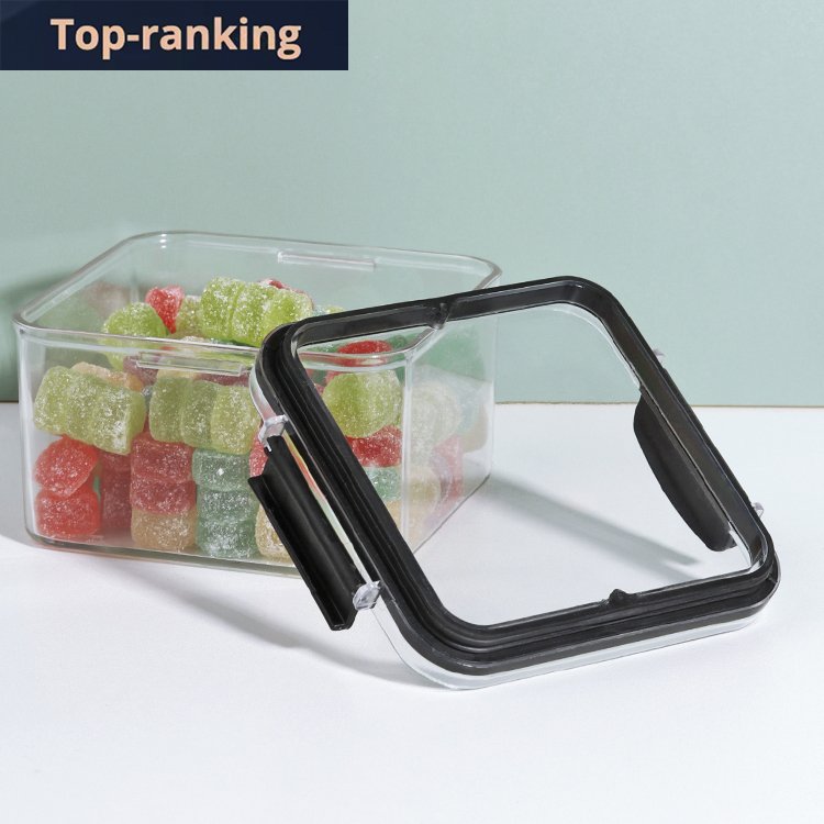 Amazom Hot Plastic Kitchen Organizer Airtight Food Container Air Tight Food Storage Containers With Lid