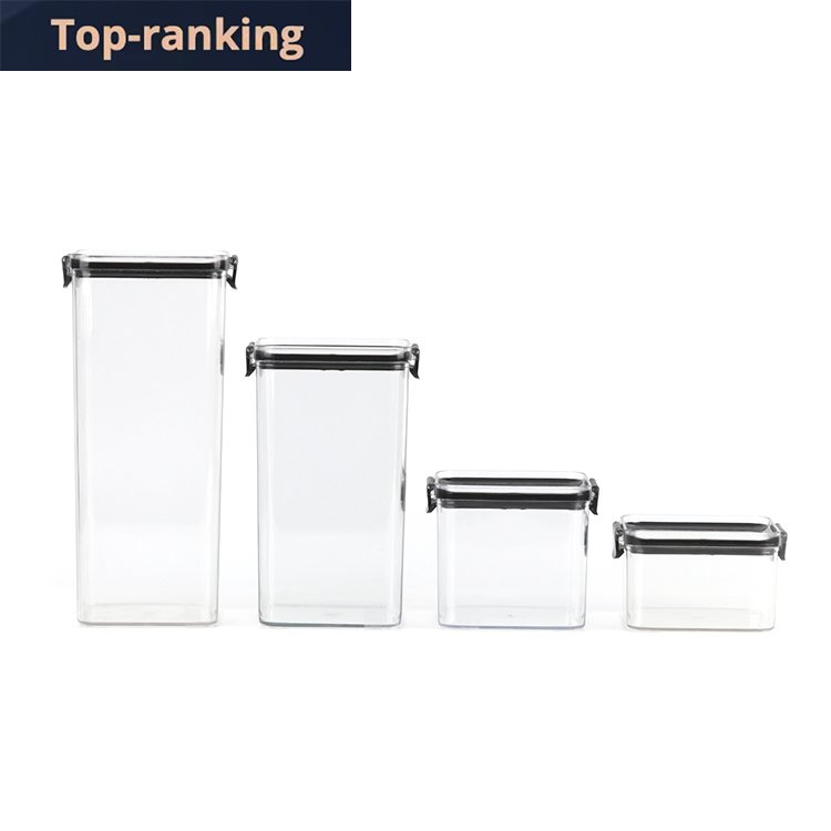 Amazom Hot Plastic Kitchen Organizer Airtight Food Container Air Tight Food Storage Containers With Lid