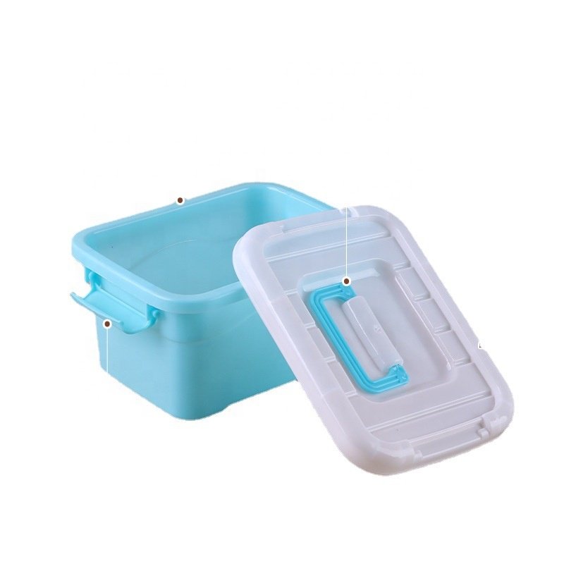 Blue Storage Closet Organizer Home Organization other storage boxes & bins Plastic Storage Box With Lid