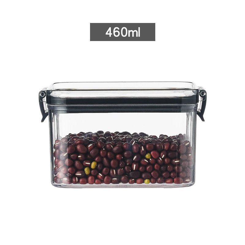 Square transparent sealed tank crisper kitchen grain storage tank snacks dried fruit storage tank manufacturers direct sales