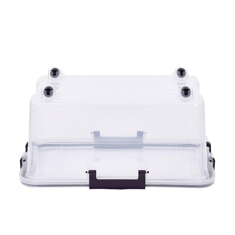 Direct Manufacturer 50L PP plastic storage box with wheels for kitchen household