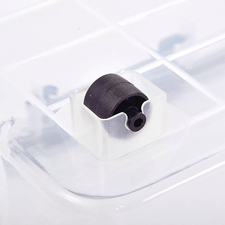 Direct Manufacturer 50L PP plastic storage box with wheels for kitchen household