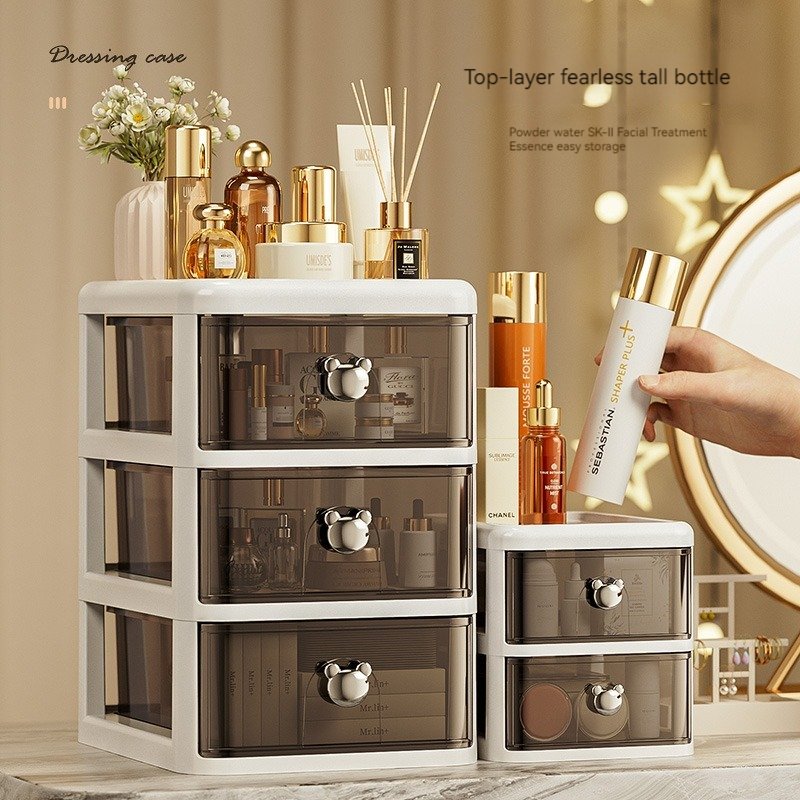 China Wholesale Drawer Dresser Box & Bin Organizer Bedroom Cosmetic Storage Box Price Competitive Container Plastic Storage Box