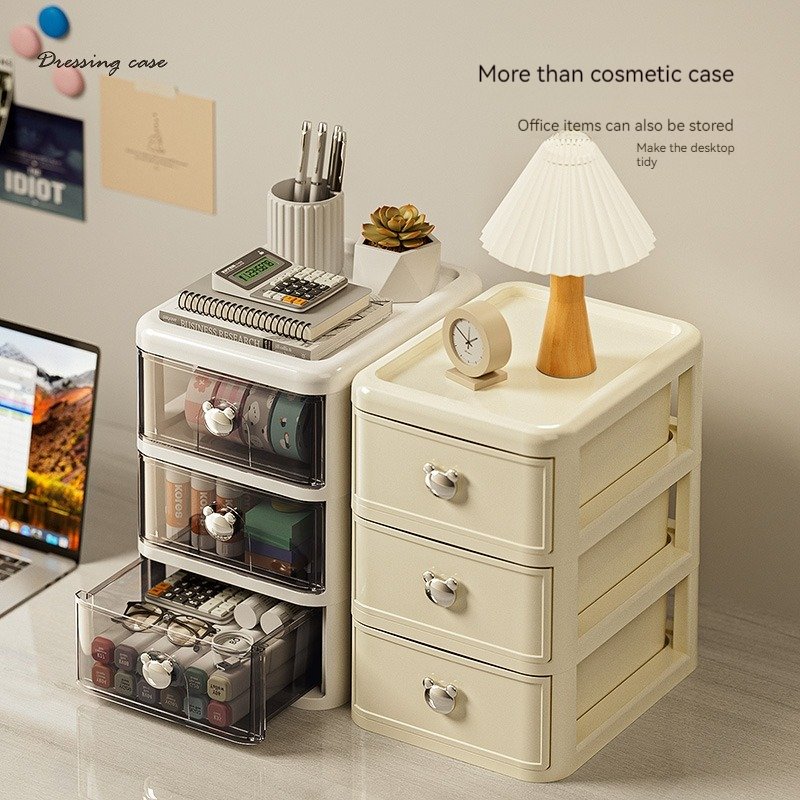 China Wholesale Drawer Dresser Box & Bin Organizer Bedroom Cosmetic Storage Box Price Competitive Container Plastic Storage Box