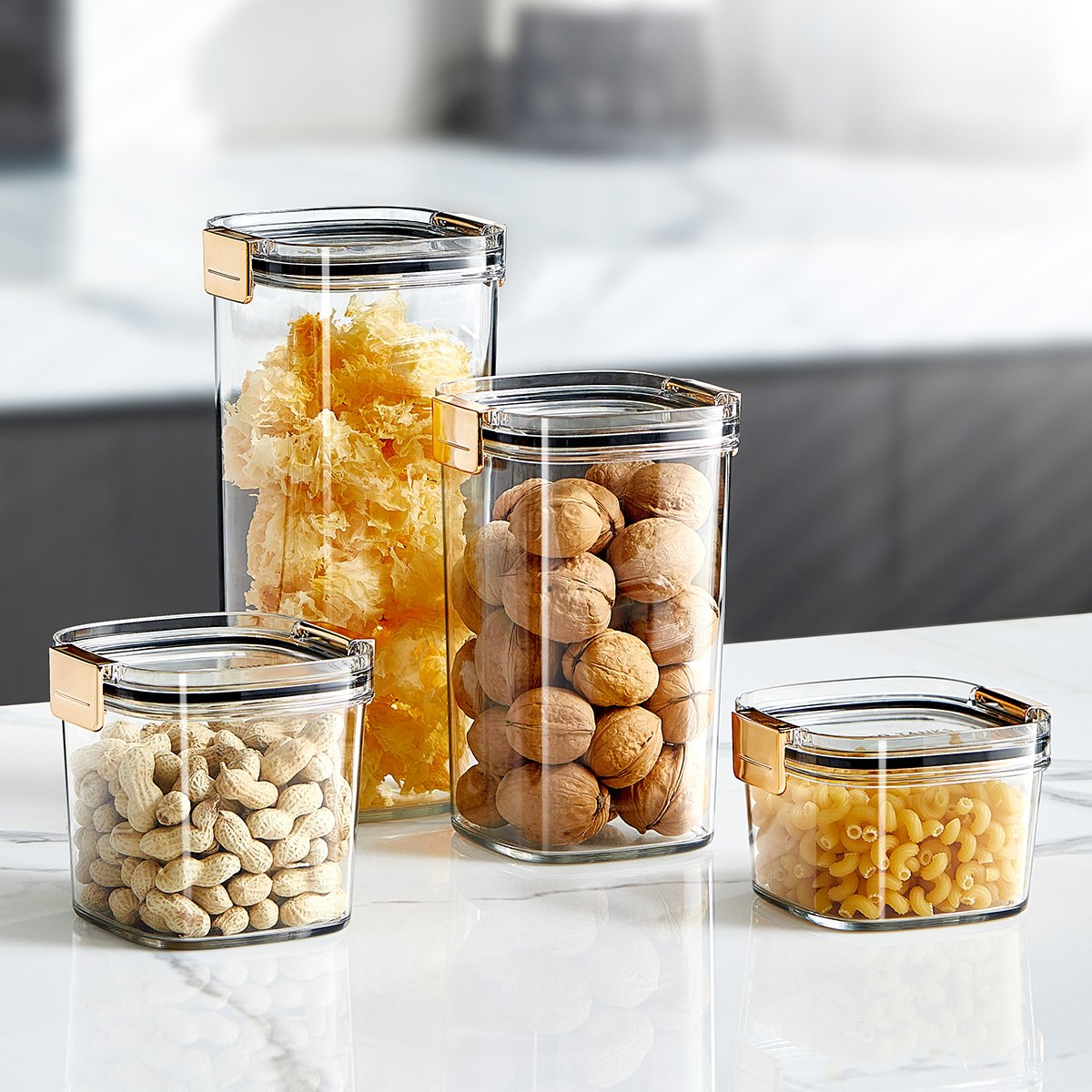 Plastic Airtight Food Storage Containers With Lids Energy Rice Food Storage Container Set Extra Large Food Kitchen Storage