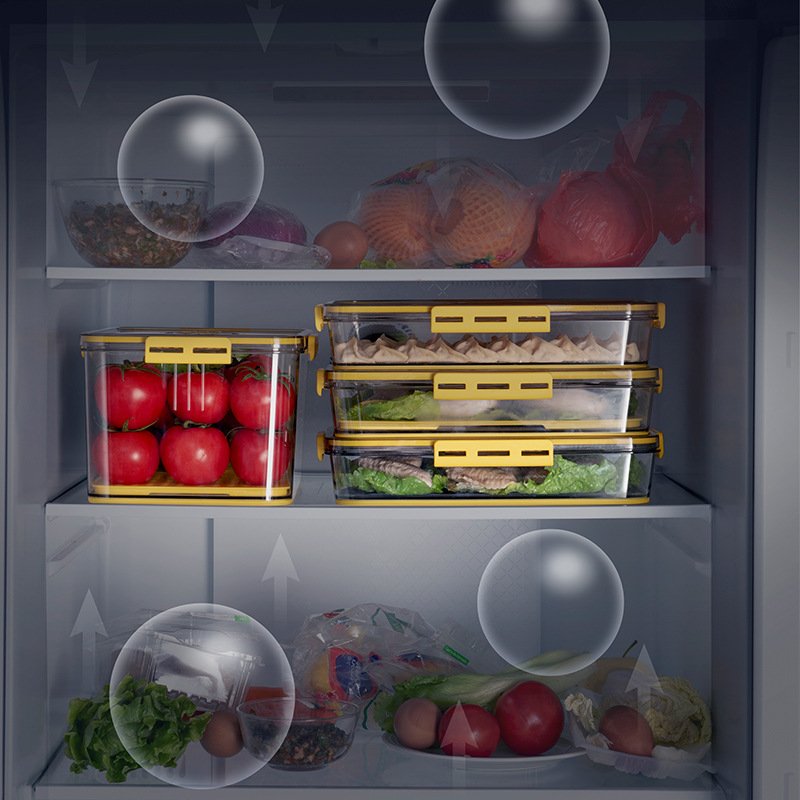 fashion and hot sale Tray Kitchen Stackable Container Keep Fresh Pet Refrigerator Food Storage Box