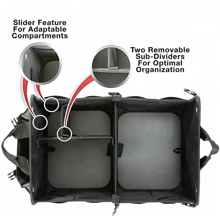 Waterproof Truck Box Cargo Boot Storage Collapsible Car Trunk Organizer