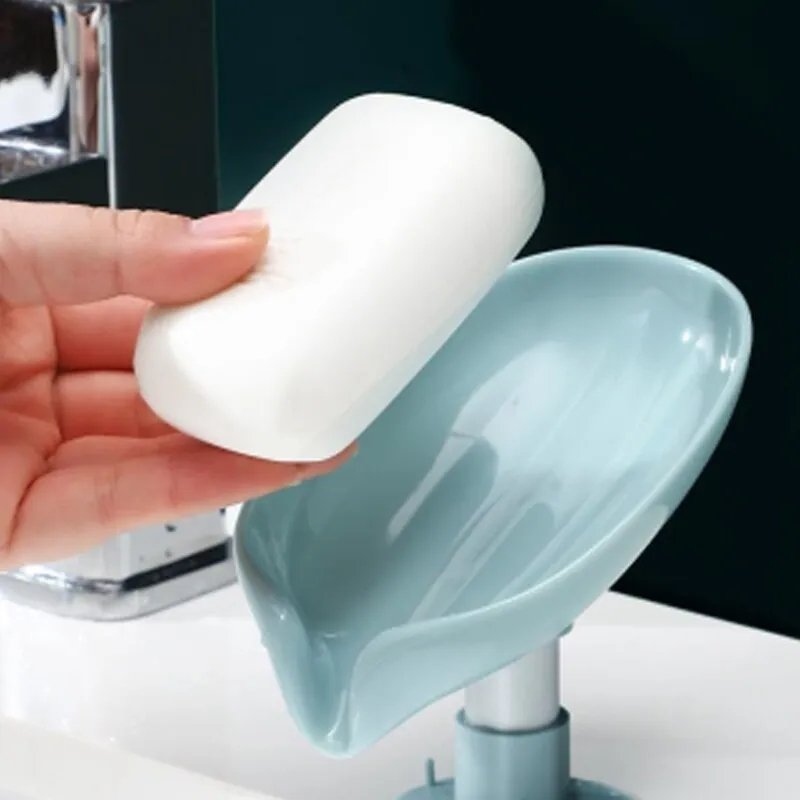Soap Box Creative Draining Soap Storage Rack Punch Free Suction Cup Personalized Cute Household Shelf Bathroom Artifact