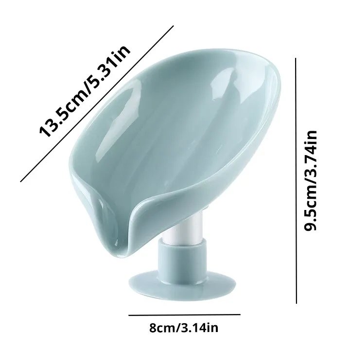 Soap Box Creative Draining Soap Storage Rack Punch Free Suction Cup Personalized Cute Household Shelf Bathroom Artifact