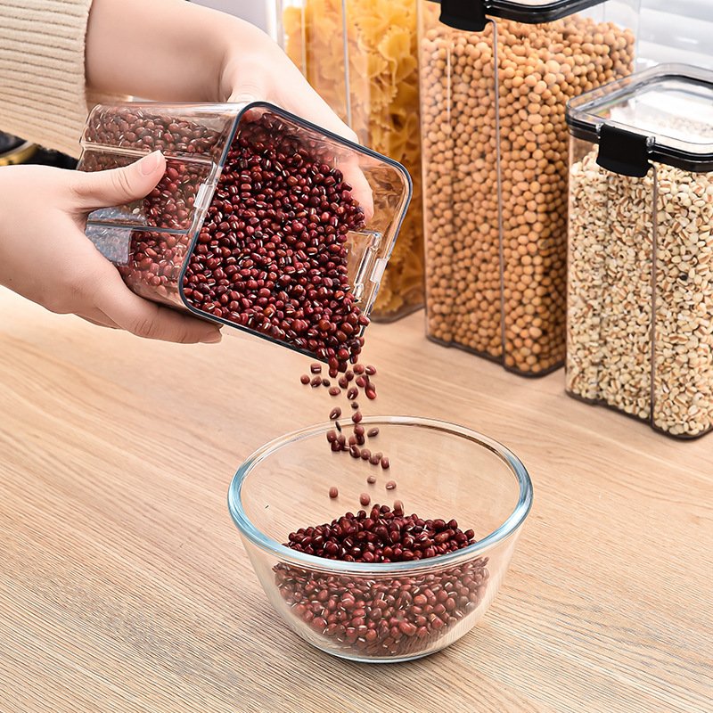 Sample Plastic Airtight Food Storage Containers Bpa Free Storage Pantry Organizer Jar